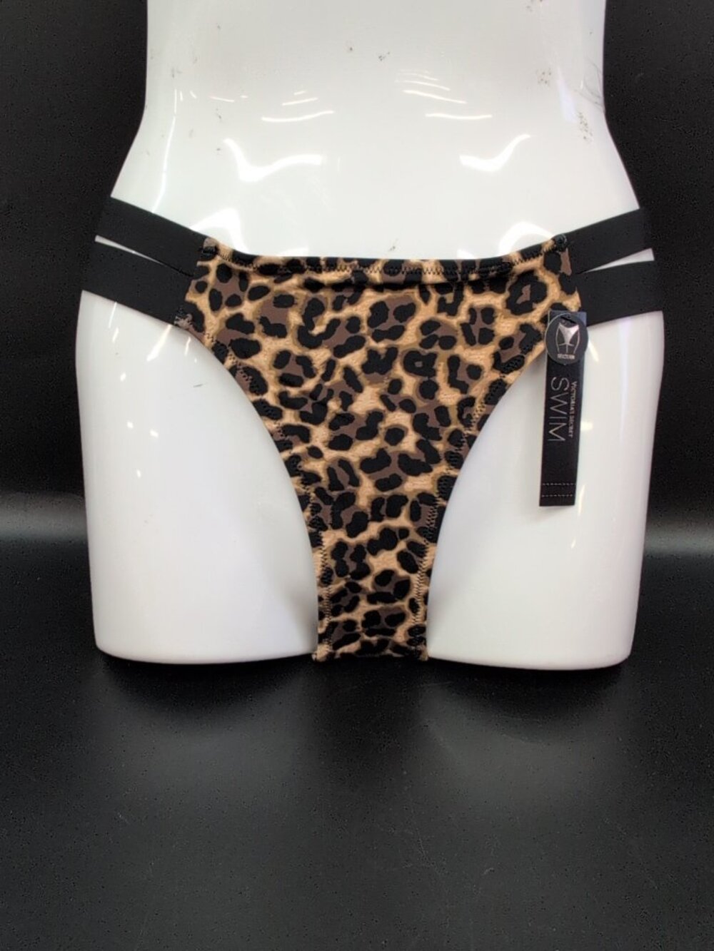 Victoria Secret Swim Essential Banded Brazilian Bikini Bottom Small True Cat